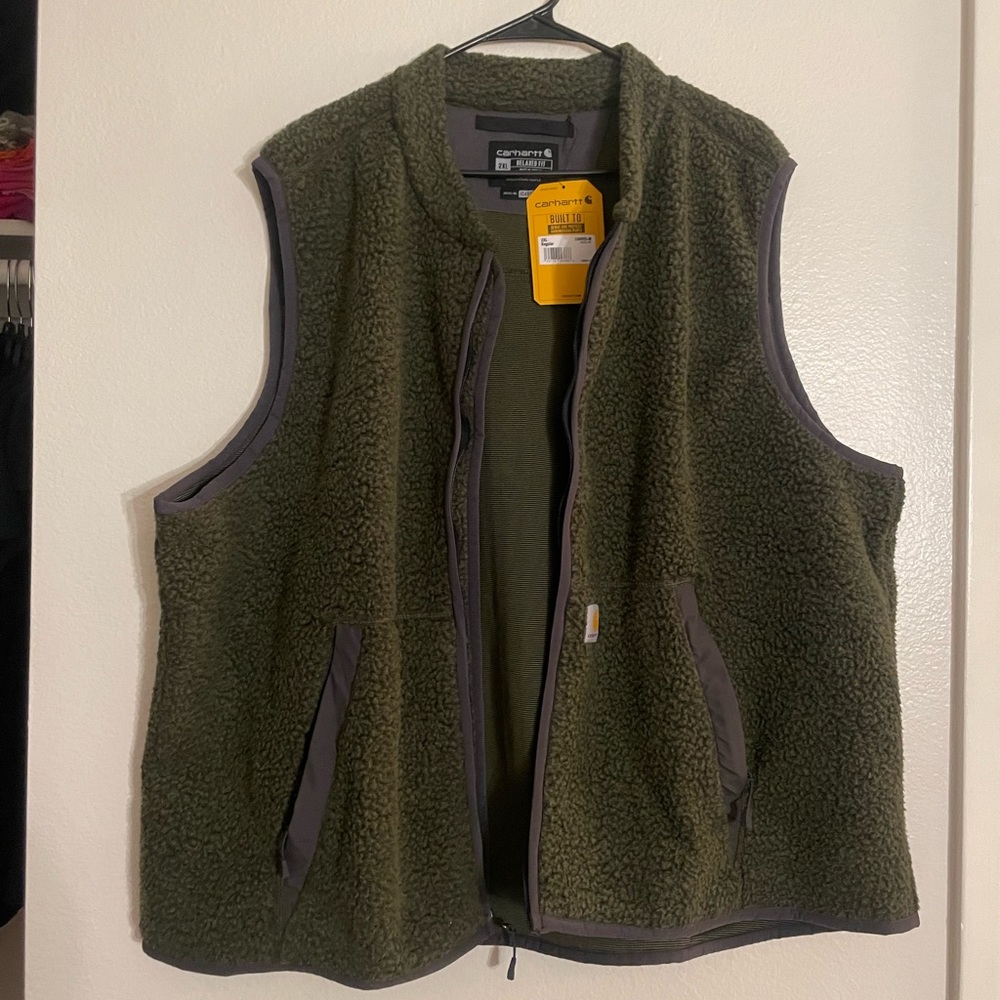 Carhartt Men's Relaxed Fit Fleece Vest